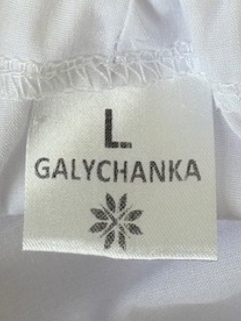 Galychanka Embroidered Blouse with Drawstring Neckline - Made in Ukraine - Picture 5 of 7